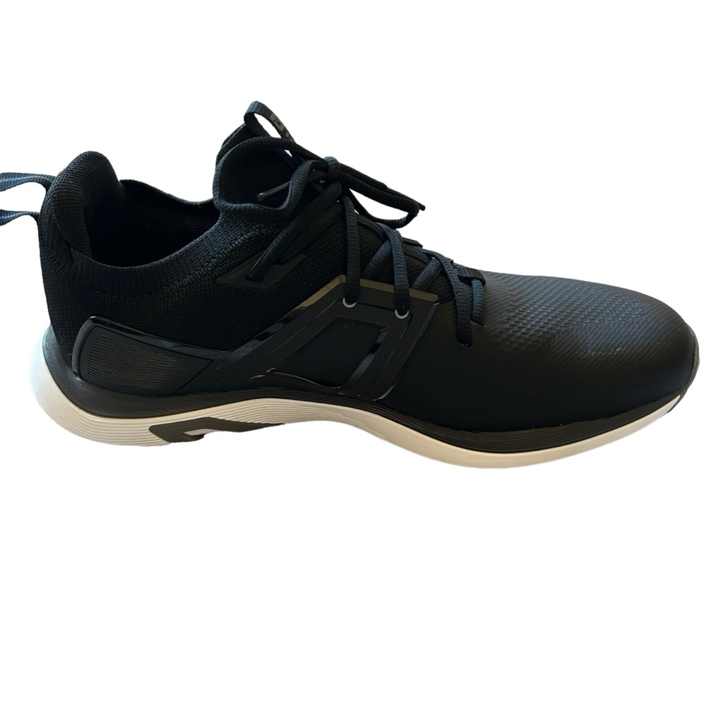 FootJoy Men's HyperFlex Golf Shoe 51117 black lace up cleats waterproof size 12 - Picture 7 of 9